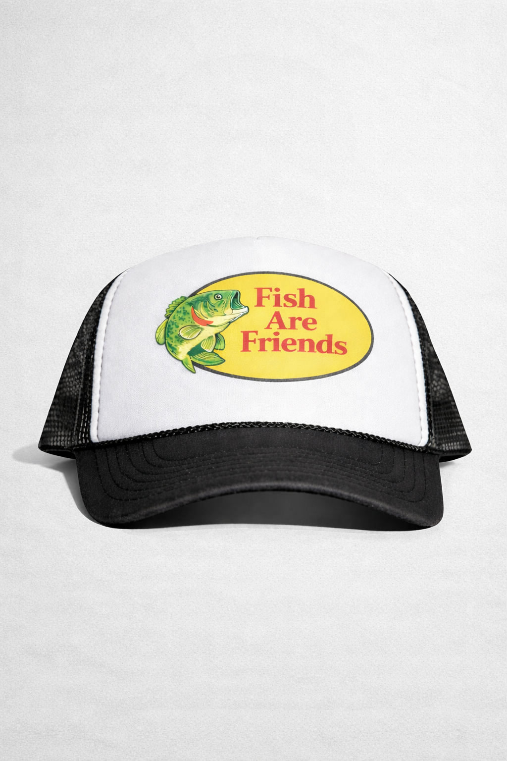 FISH ARE FRIENDS TRUCKER HAT