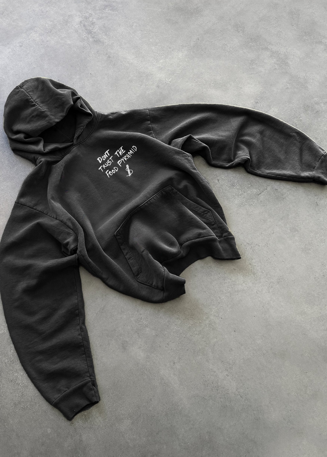 DONT TRUST THE FOOD PYRAMID HOODIE