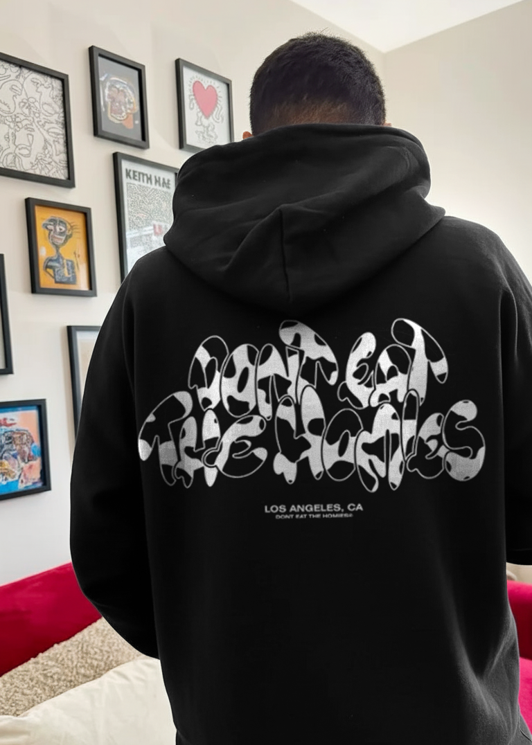 DONT EAT THE HOMIES BUBBLE HOODIE