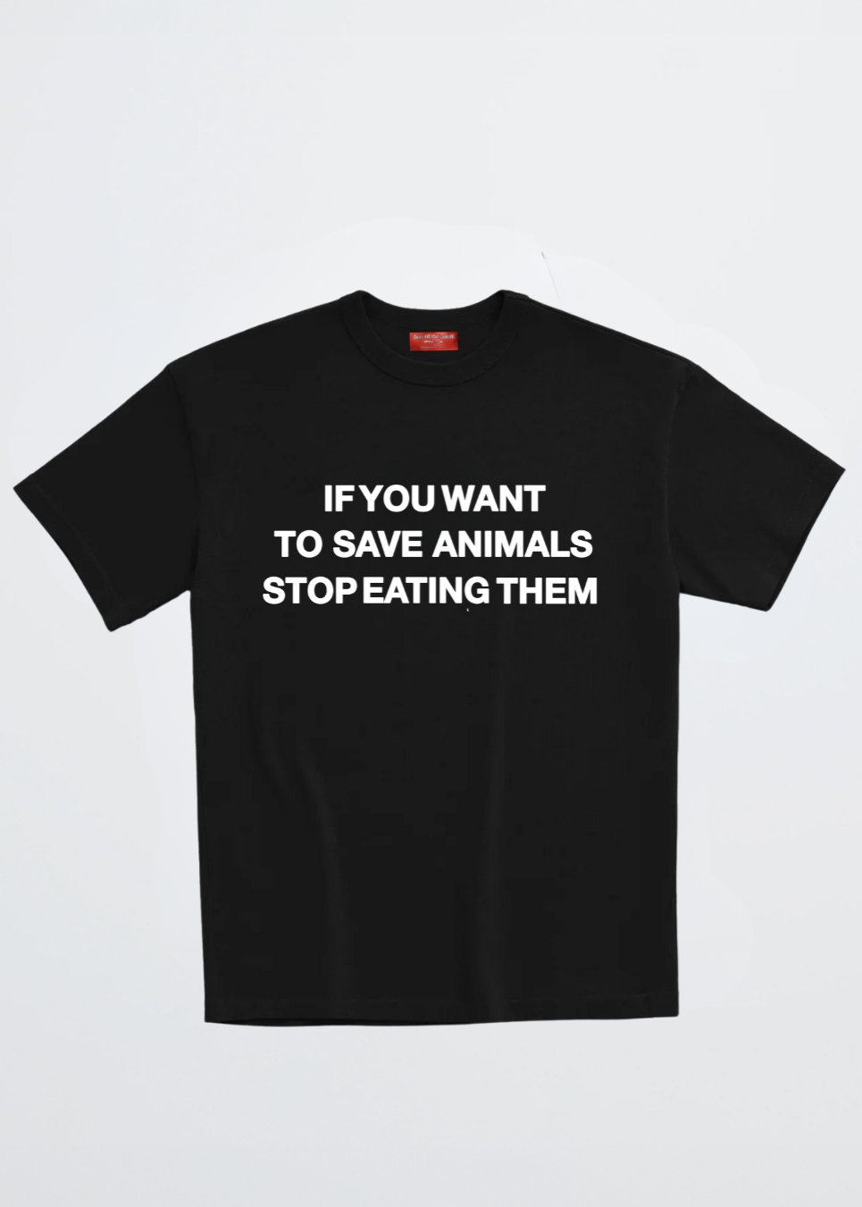 SAVE ANIMALS BLACK TEE