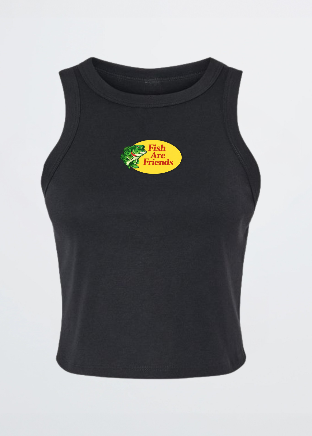 Bass pro shops vegan fish are friends dont eat the homies tank top