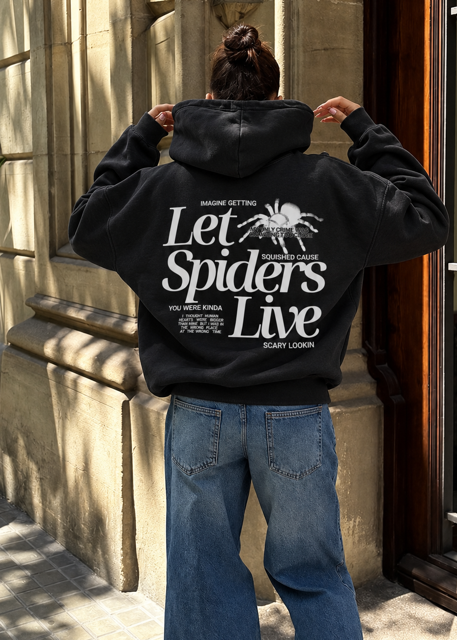 Let Spiders Live Hoodie - Don't Eat The Homies