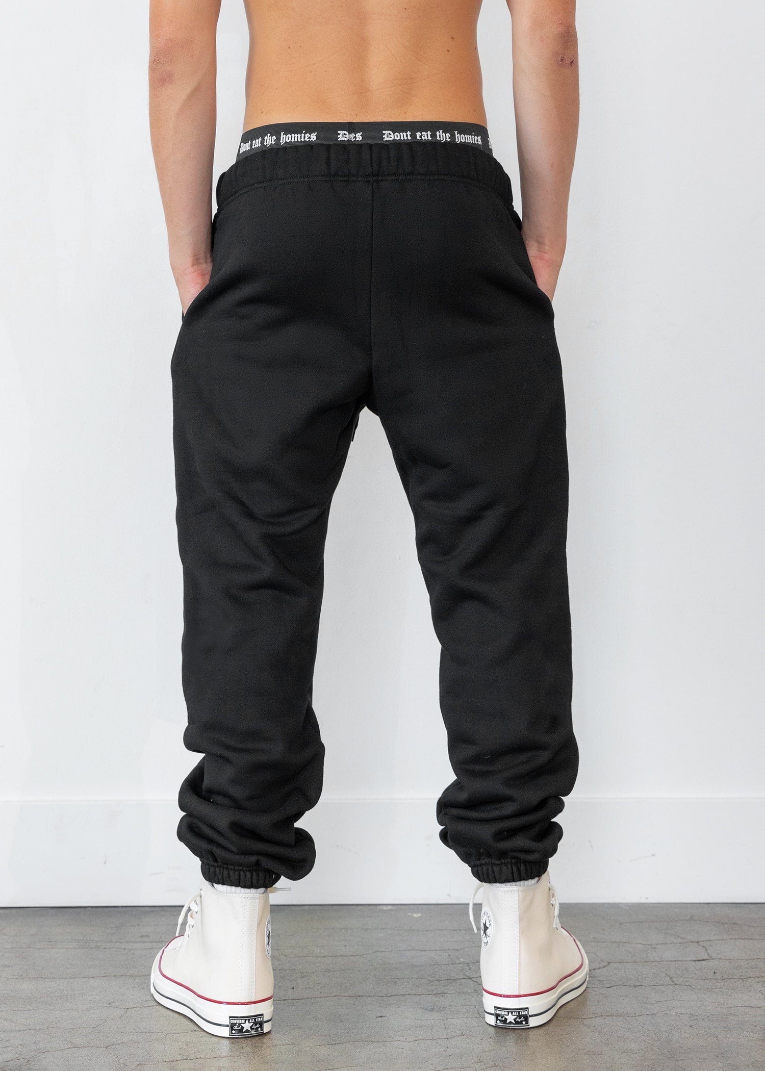 DONT EAT THE HOMIES - DETH TONAL EMBROIDERED SWEATPANTS – Don't