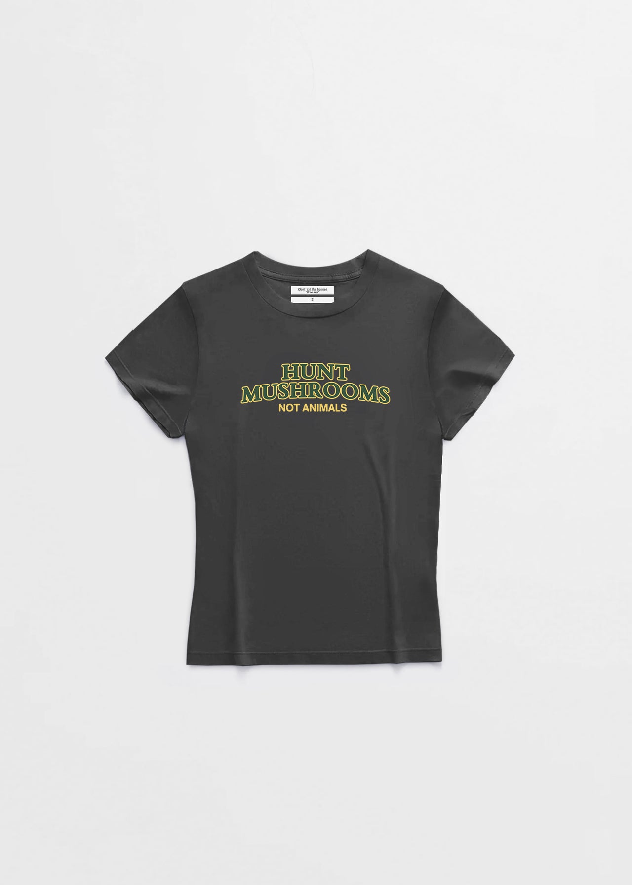 Hunt Mushrooms Not Animals Baby Tee