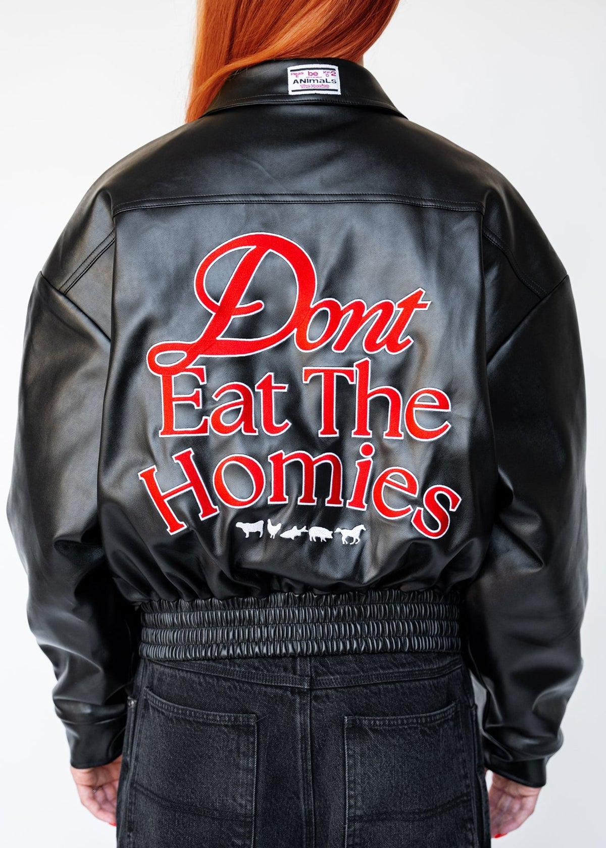 Don't Eat The Homies UNISEX PLANT LEATHER BOMBER