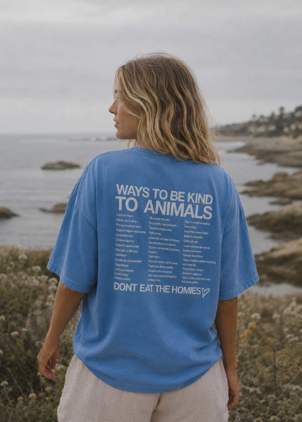 WAYS TO BE KIND TO ANIMALS TEE
