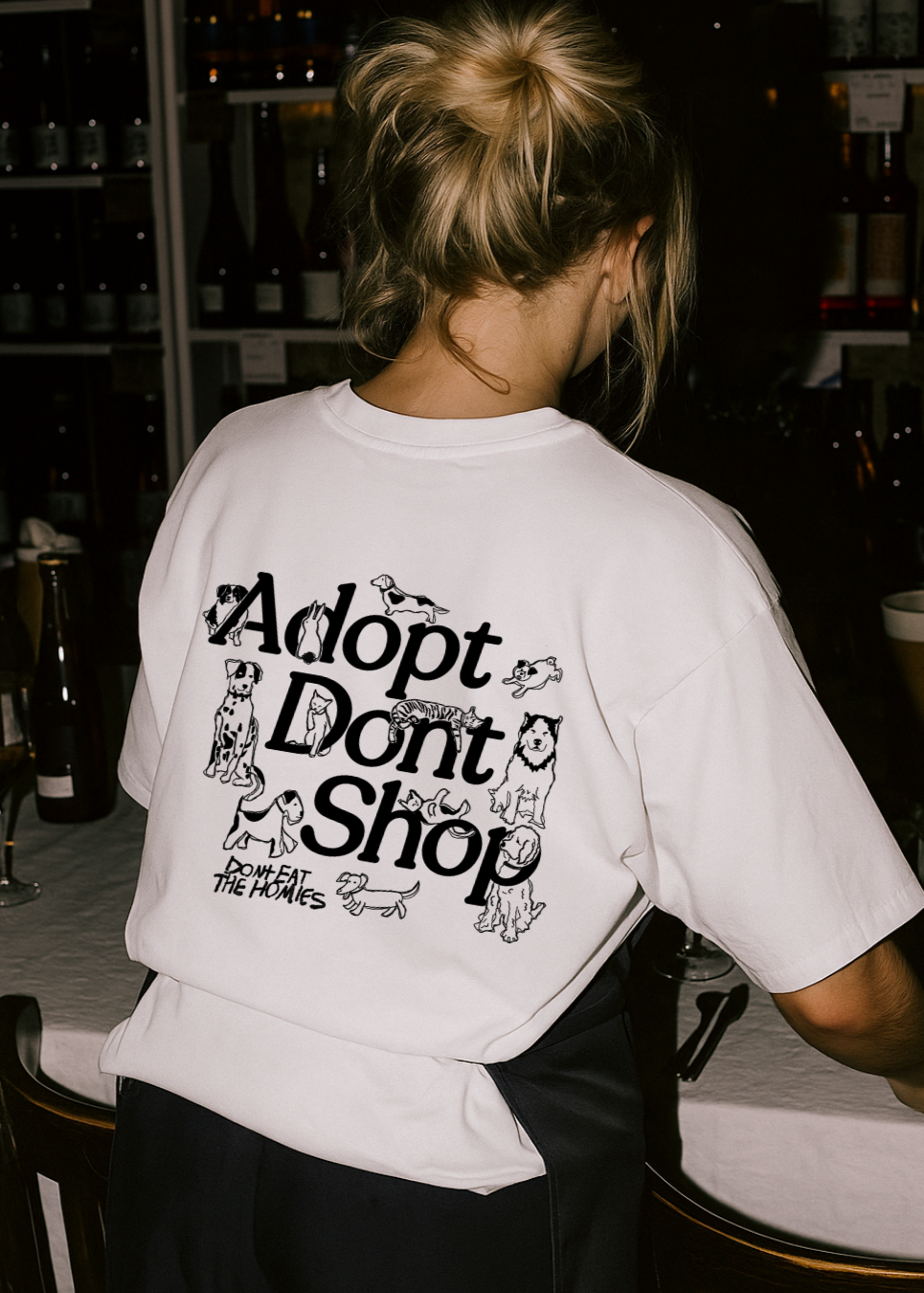 Adopt Dont Shop Tee